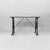 Italian industrial wooden and cast iron console, 1800s Industrial-style console table with a rectangular solid wood top...
