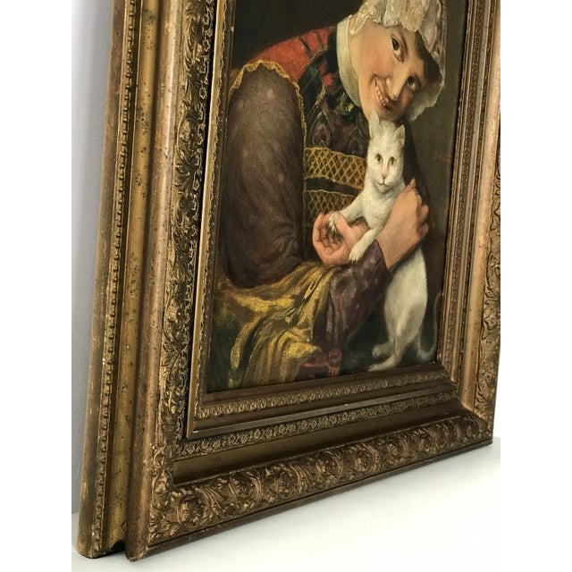 B. Hartman, Portrait Composition, 1907, Oil Painting on Canvas, Framed For Sale - Image 6 of 8