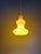 Vintage Yellow Opaline Glass Pendant Light, Italy, 1960s For Sale - Image 11 of 14