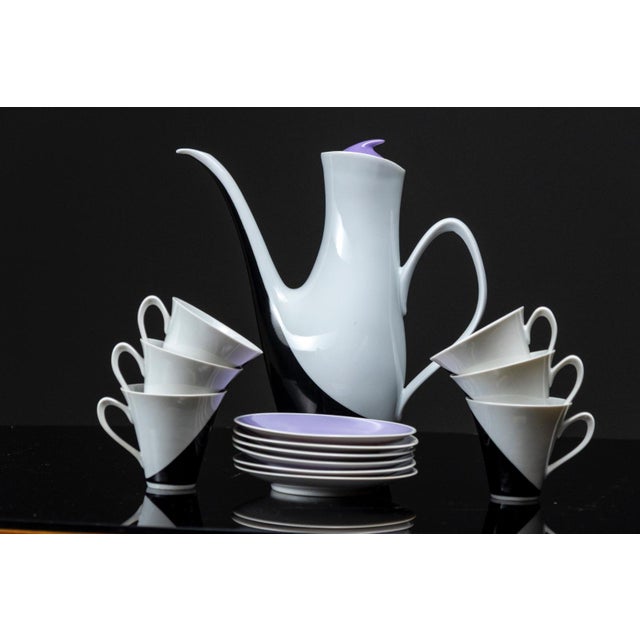 Modern Coffee Service from Jaroslav Ježek, Czechoslovakia, 1959, Set of 13 For Sale - Image 3 of 10