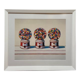 Wayne Thiebaud Three Machines Print, Framed For Sale