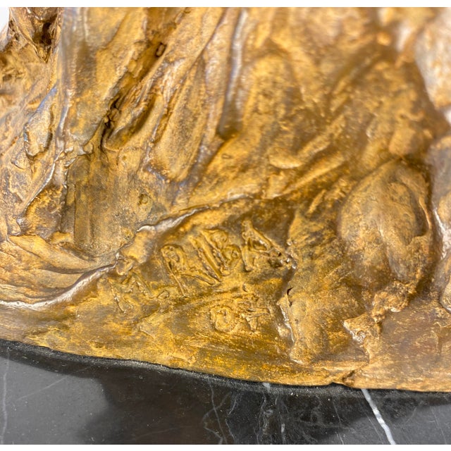 Figurative Bronze Modernist Figurative Sculpture by Mercè Riba For Sale - Image 3 of 16