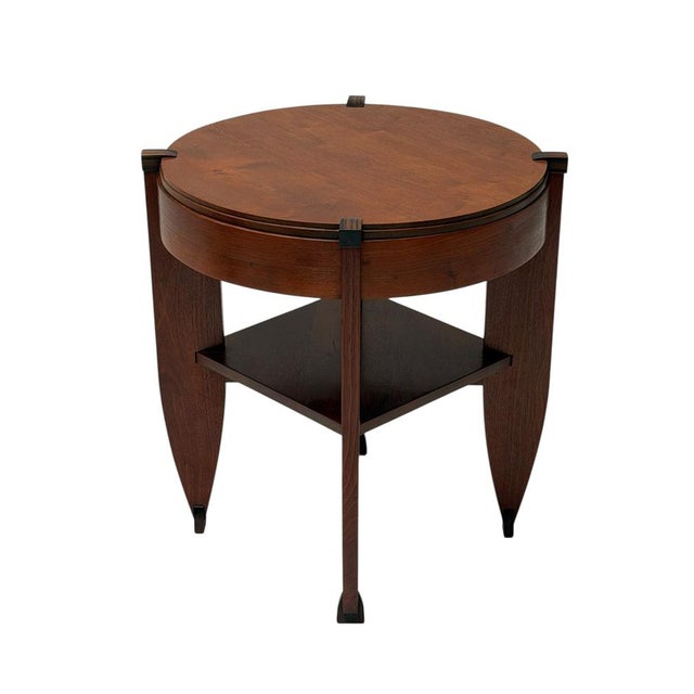 Art Deco Amsterdam School Coffee Table by J.J. Zijfers Amsterdam, 1920s For Sale - Image 14 of 16