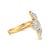 Wrap your finger in the elegance of natural diamonds in a Mother Nature inspired motif! Brilliant 18K yellow and white...