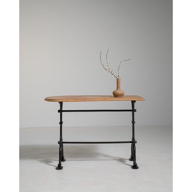 1900 - 1909 Cast Iron Bistro Table, Antique, France, Circa 1900 For Sale - Image 5 of 17