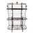 Early 20th Century Wrought Iron French Bakers Rack For Sale