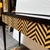 J C Modern Alexander Julian Collection Herringbone Console Table For Sale - Image 10 of 12