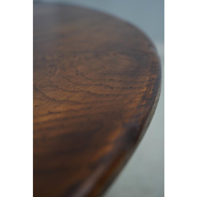 Vintage English Oak Gate Leg Drop Leaf Dining Table For Sale - Image 11 of 17