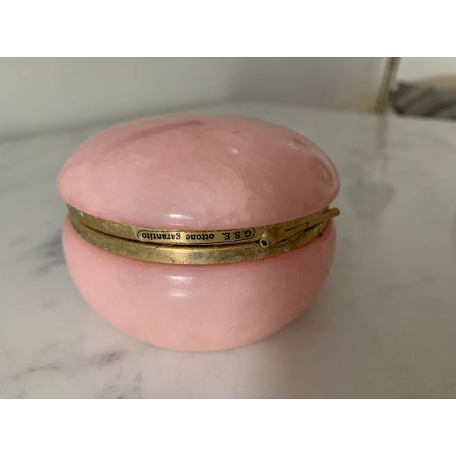 Gorgeous vintage box, genuine alabaster, handcrafted, made in Italy