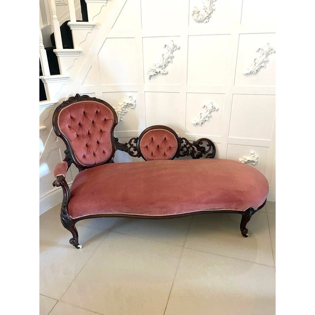 Victorian Carved Walnut 3 Piece Suite, 1860s, Set of 3 For Sale - Image 3 of 18