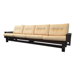 Brutalist Four-Seater Sofa by Klaus Rausch, 1960s For Sale