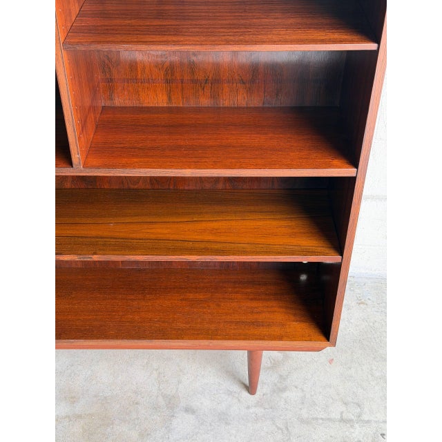 Rosewood Display Bookcase Omann Jun Denmark 1960s For Sale - Image 10 of 10