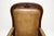 Mid 19th Century Antique Victorian Carved Leather Chair, 1850s For Sale - Image 5 of 11
