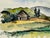 Original watercolor on paper by Henry Emil Salloch, also known as Heinz Emil Salloch, the German-born American artist and...