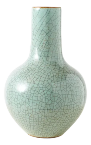 Guan Kiln Style Celadon Vase