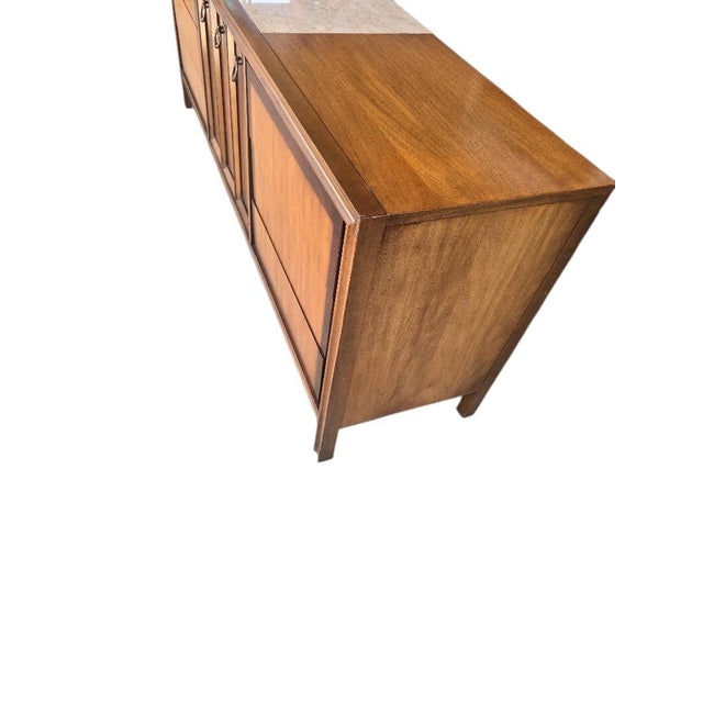 Vintage Witz Mid-Century Modern Walnut Triple Dresser by Witz Furniture For Sale - Image 11 of 11