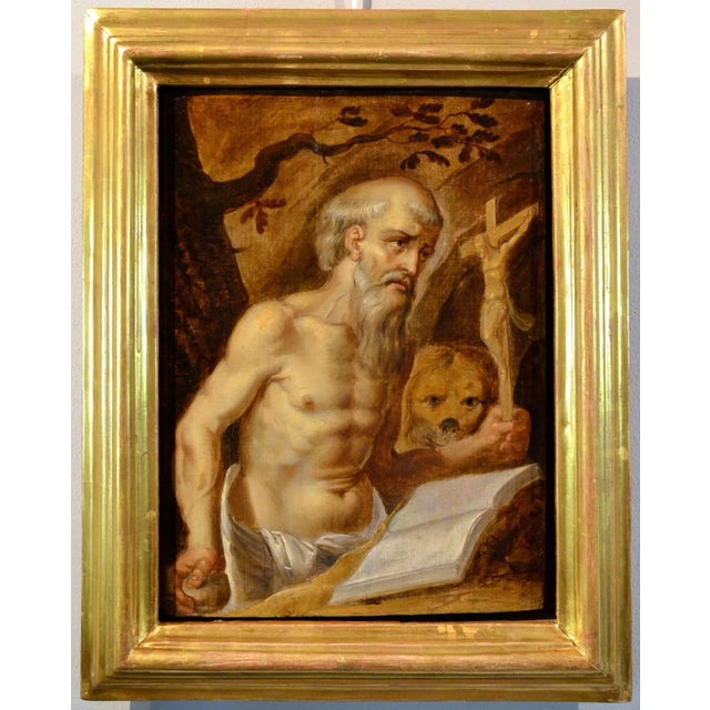 Saint Jerome 16th-century Bolognese School Entourage of Prospero Fontana (Bologna 1512 - 1597) Technique: Oil on poplar...