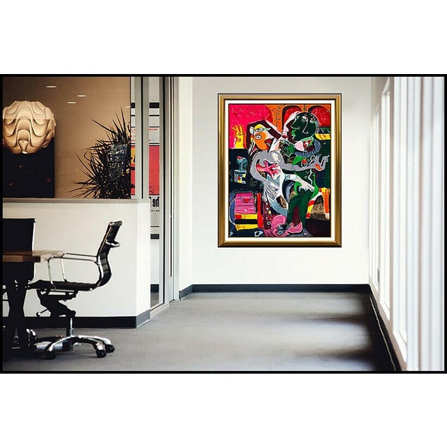 Message us to inquire about custom framing options! (Included for free with every purchase) Alexandra Nechita Authentic &...