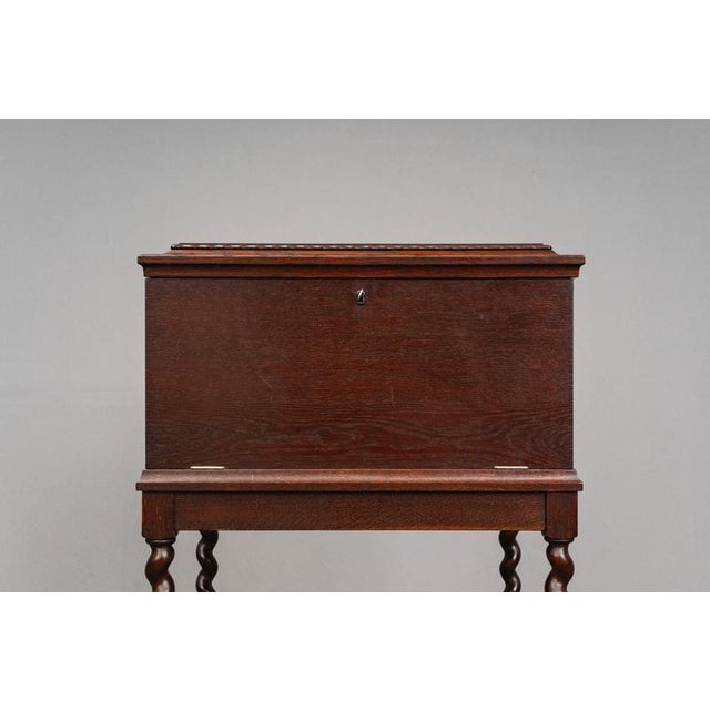 Art Nouveau Wooden Cutlery Chest For Sale - Image 12 of 18
