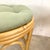 Pair of Rattan Footstools With Sage Cushions For Sale - Image 11 of 12