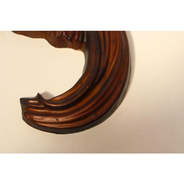 Vintage Hand-Painted Chalkware Bird / Pheasant Wall Sculpture For Sale - Image 15 of 16