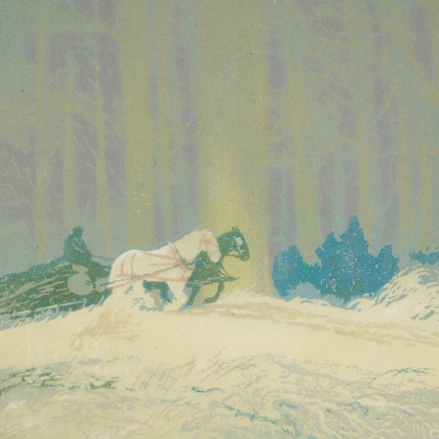 Forest Road by Ernest William Watson, 1920 For Sale In Chicago - Image 6 of 8