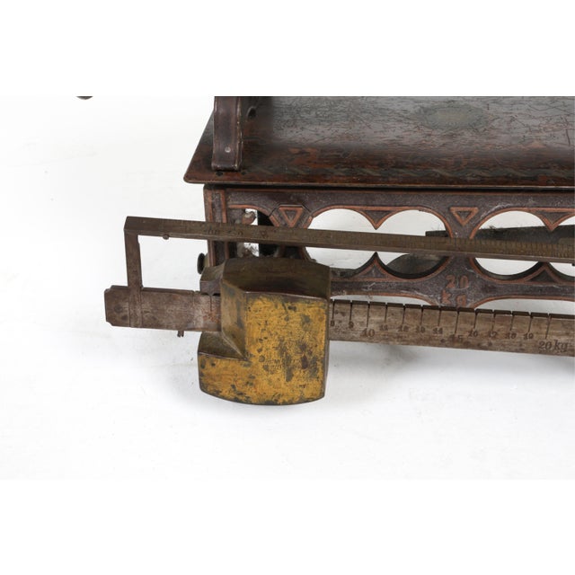 Antique Cast Iron Baby Scale For Sale - Image 10 of 13