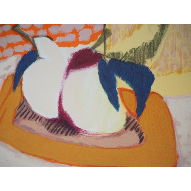 Gabriel Godard, Still Life with Poppies, Lithograph For Sale - Image 6 of 8