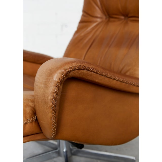 S231 James Bond Swivel Armchair from de Sede, 1960s For Sale - Image 12 of 18