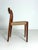 Brown Model 77 Chairs by N. O. Møller for J.L. Møllers, 1950s, Set of 6 For Sale - Image 8 of 11