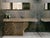Unique erosion sink in jurassic fossil stone by nerinea. Dimensions: w 120 x d 55 x h 12 cm. Materials: natural stone...