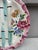 Longchamp 19th Century Majolica Asparagus Plate With Flowers Longchamp For Sale - Image 4 of 6