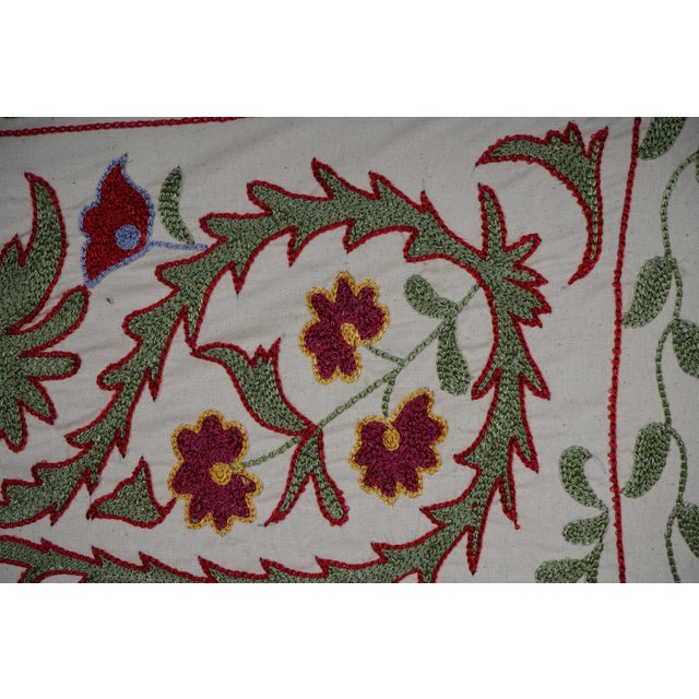 Suzani Tablecloth - Uzbek Runner For Sale - Image 10 of 11