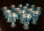 1950s Fostoria Jamestown Blue Goblets - 14 pcs For Sale - Image 10 of 12