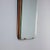 Vintage Mirror with Brass Details, 1960s For Sale - Image 10 of 12