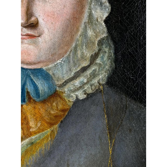 Unknown, Portrait of a Lady, 1800s, Oil on Canvas For Sale - Image 8 of 10