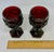 Vintage Avon 1876 Cape Cod Ruby Red Collection 4 1/2” Wine Glasses - A Pair For Sale - Image 10 of 11