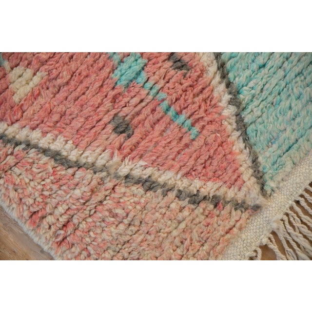 Textile Moroccan Rug Mat Runner - 1'9" x 3'4" For Sale - Image 7 of 8