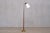 Mid-Century Modern Teak and Brass Floor Lamp with Adjustable Shade from Asea Belysning, Sweden, 1950s For Sale - Image 3 of 11