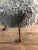 Mid-Century Modern Vintage Tripod Grey Sheep Skin Stool For Sale - Image 3 of 11