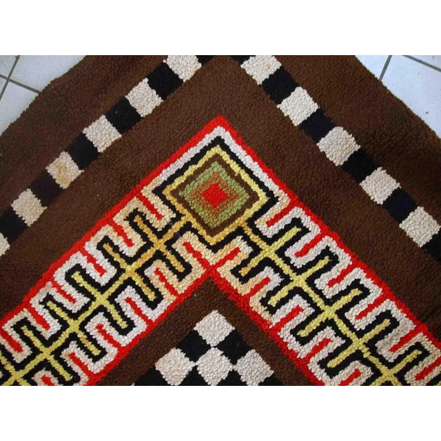 1960s Handmade Vintage French Modern Rug For Sale - Image 4 of 10
