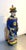 Mid-20th Century Chinese Hand-Painted Royal Man Figurine For Sale - Image 4 of 9