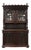 Vintage Gothic Revival Style Walnut Hutch Cabinet For Sale