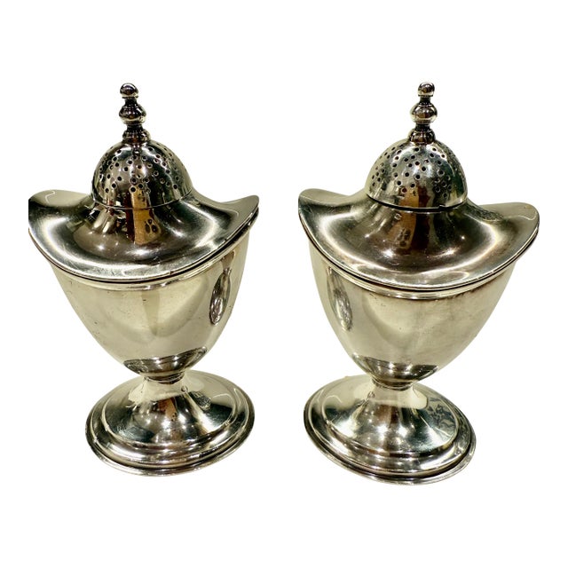 Early 20th Century Silver Salt & Pepper Shakers by Gorham For Sale