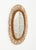 Midcentury beautiful oval wall mirror in bamboo and rattan by Franco Albini. Made in Italy in the 1960s. A highly...