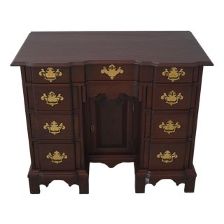 1970s Bartley Collection Blockfront Kneehole Chest, Attributed For Sale