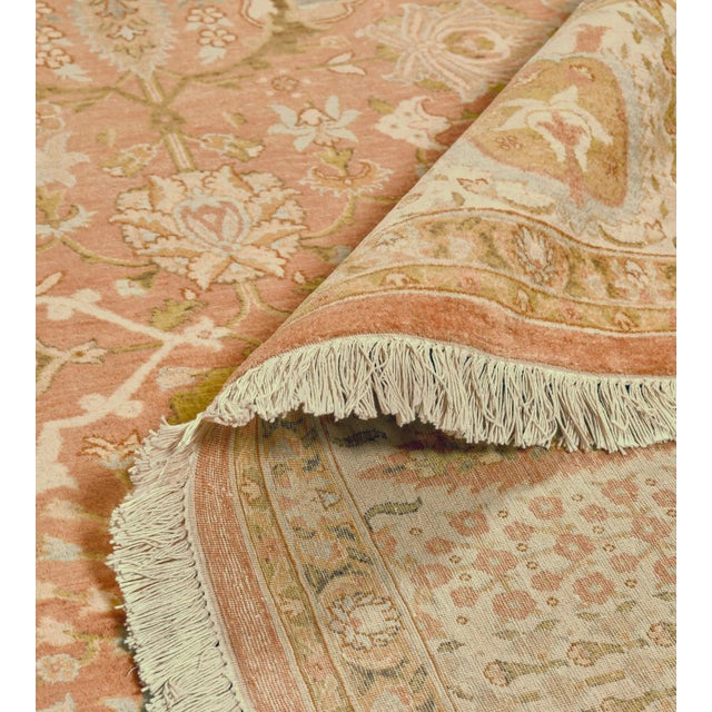 Mansour Tabriz Rug - 8' X 10' For Sale - Image 11 of 12