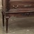 Oxblood Red 19th Century French Louis XVI Mahogany Onyx Top Commode For Sale - Image 8 of 18