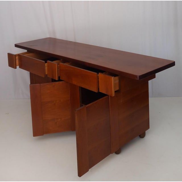 Elevate your space with this vintage mid-century modern sideboard, a stunning piece designed and produced in Italy in the...