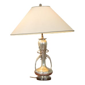 Vintage Art Nouveau Table Lamp For Sale